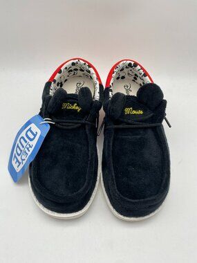 Hey Dude Wally Funk Mickey Mouse #44868-063 Us Kid's Shoe